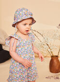 Ecru hat with floral print FASOLINE / 23E4BFS1CHA001