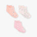3 Pairs of Pink and Peach Socks