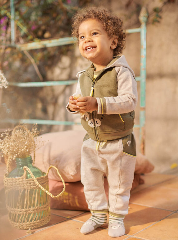 Baby Boy Two Tone Jogging Pants CACLEMENT / 22E1BGB1JGBJ920