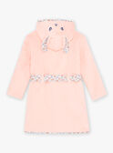 Pink bathrobe with 3D rabbit ears animation KUIPEGETTE / 24E5PF51PEI404