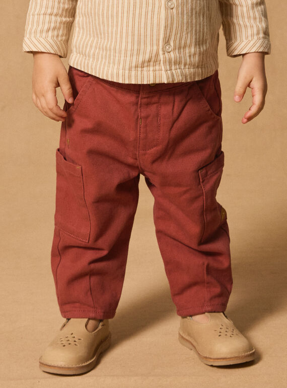 Dark orange PANTS MAALIO / 25E1BG72PAN410