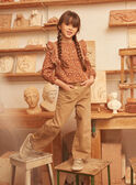 Light brown PANTS LIPAETTE / 24H2PFK2PAN803