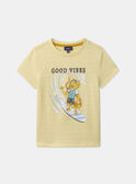 Straw yellow TEE SHIRT SS MLAFOAGE / 25E3PGK1TMC104