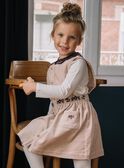 Velvet apron dress
