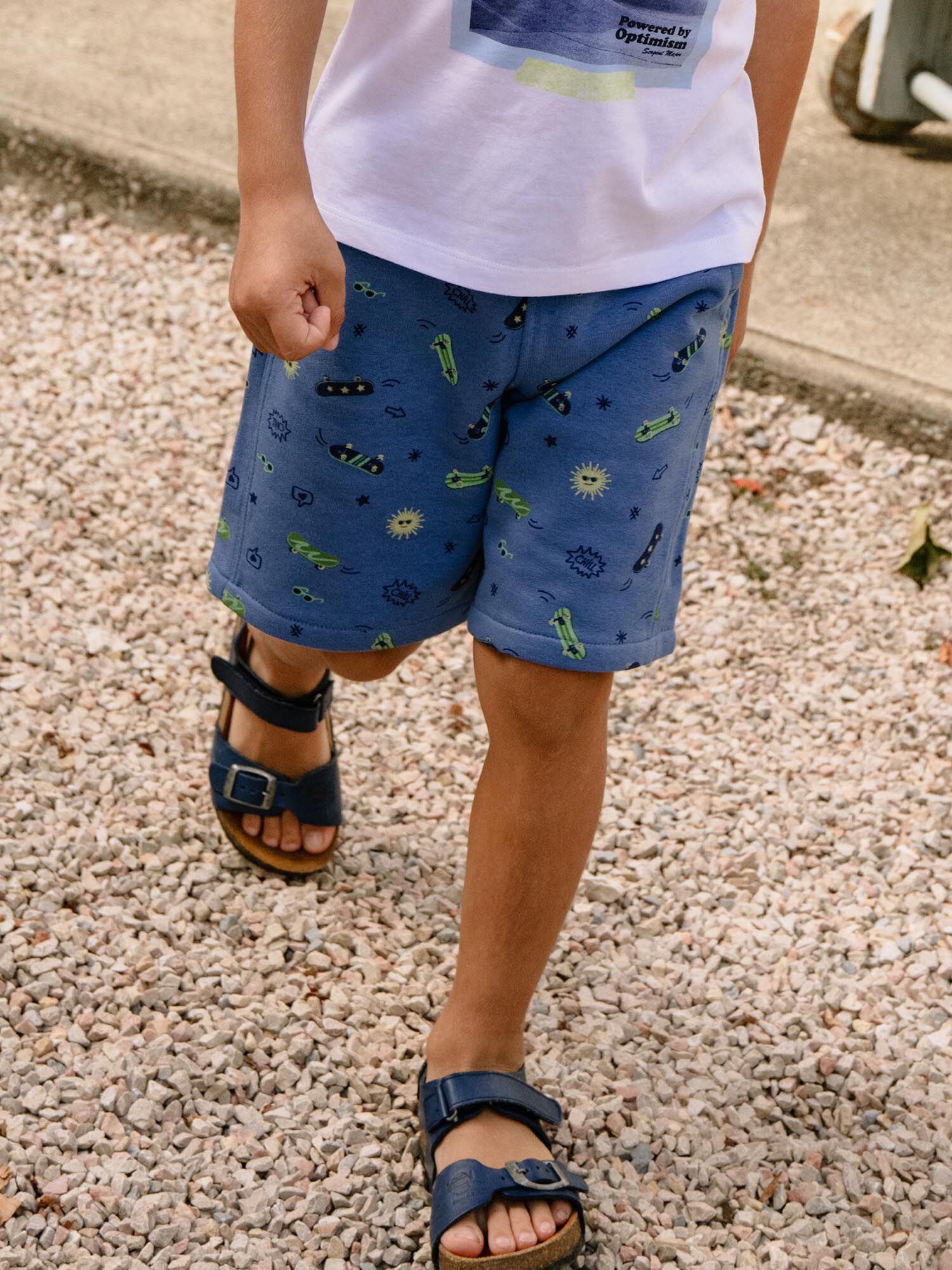 Fancy print shorts