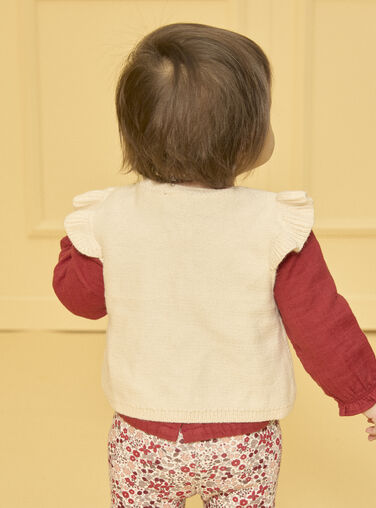 Off white CARDIGAN WHITHOUT SLEEVES LAPAULINE / 24H1BFR1CSM001