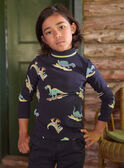 Navy TURTLE NECK LALAOPAGE / 24H3PGS1SPL070