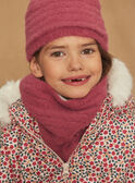 Pink knitted snood GRATUETTE / 23H4PF62SNO304