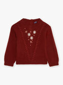 Long-sleeved brick sweater GLAINETTE / 23H2PFI1PUL506
