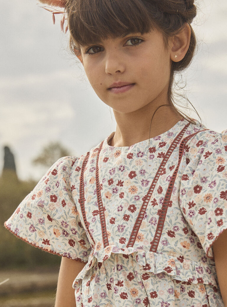 Off white DRESS MARUBETTE / 25E2PF71ROB001