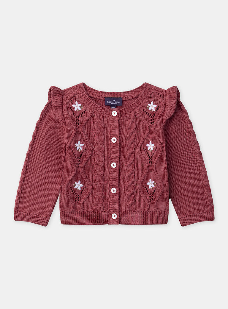 Strawberry rose CARDIGAN NAESTER / 25H1BFL2CAR308