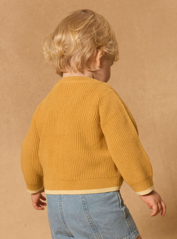 Orange KIDS CARDIGAN MAMORY / 25E1BGK1GIL109