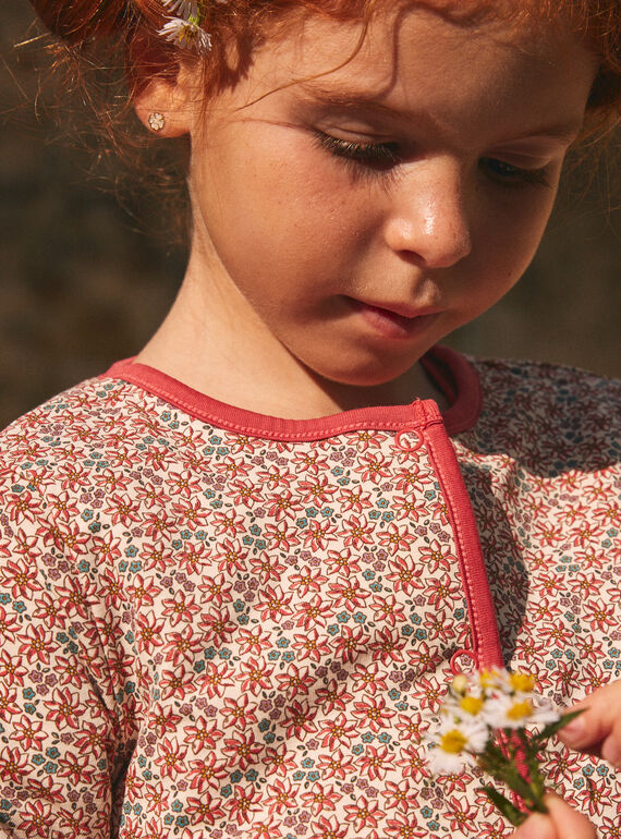 Reversible red quilted tube-knit jacket KICARDETTE / 24E2PFC2CAR410