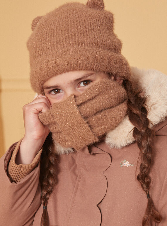 Light brown SNOOD LISABETTE / 24H4PF72SNO804