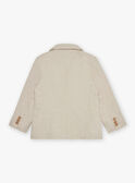 Beige and linen jacket FRECHICAGE / 23E3PGI1VESA013