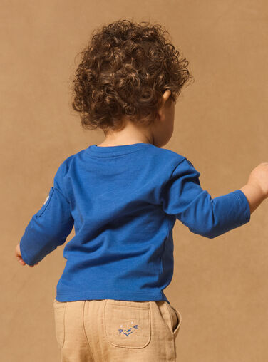 Blue TEE SHIRT LS Blue TEE SHIRT LS MACONNOR / 25E1BG81TMLC209