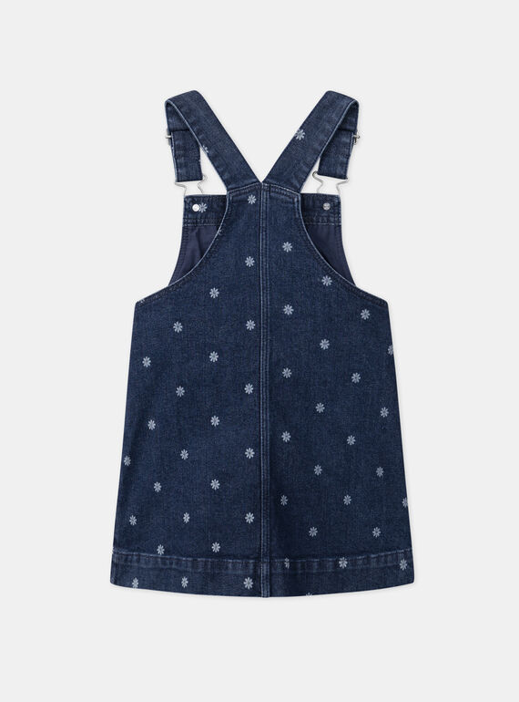 Dark denim JUMPER DRESS MESUBLETTE / 25E2PF81CHSK005