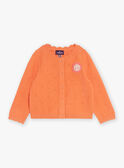 Long-sleeved orange cardigan GAANNE / 23H1BF71CARE413