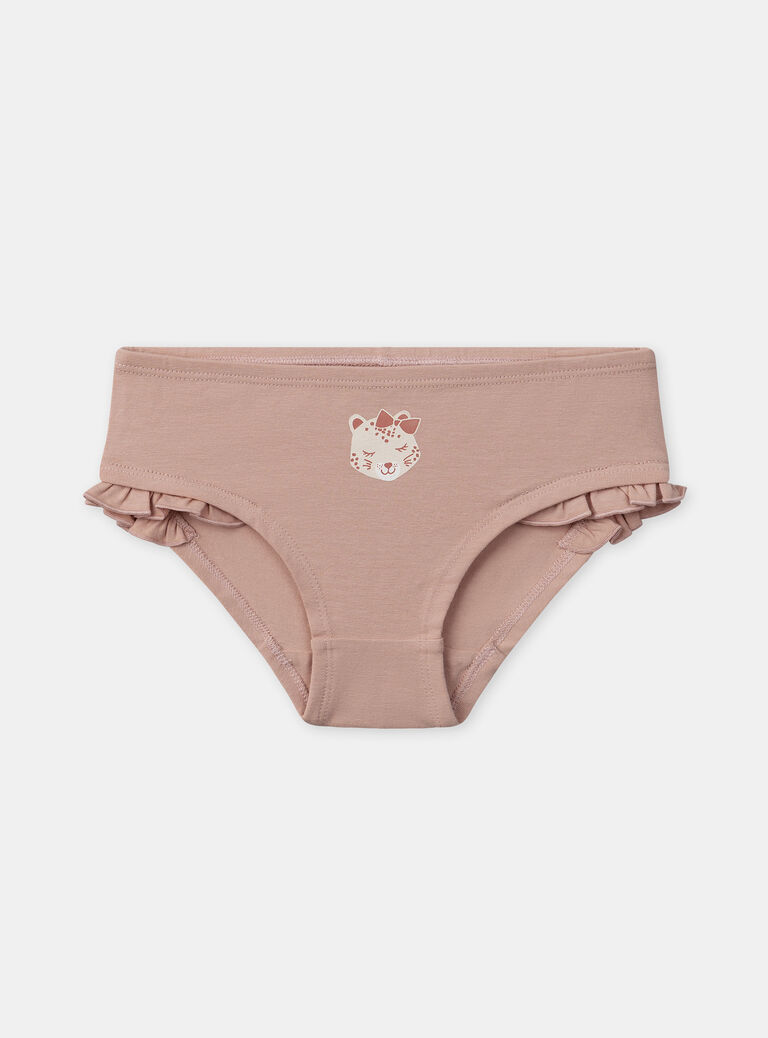 Rose wood BRIEFS / PANTY RIB NEJICETTE / 25H5PFC3SLR312