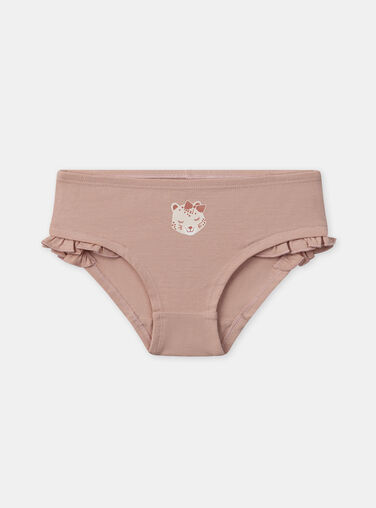 Rose wood BRIEFS / PANTY RIB NEJICETTE / 25H5PFC3SLR312