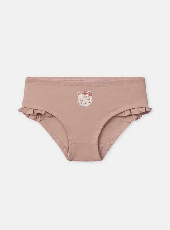 Rose wood BRIEFS / PANTY RIB NEJICETTE / 25H5PFC3SLR312