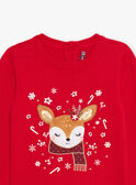 Christmas sweater knitted with deer DOUPULETTE / 22H2PF91PUL050