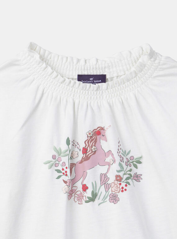 Off white TEE SHIRT LS LADISHETTE / 24H2PFQ1TML001