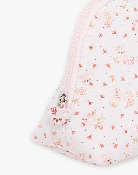 Soft pink birth kit with floral print FONTAINA / 23E0AF61TRN321
