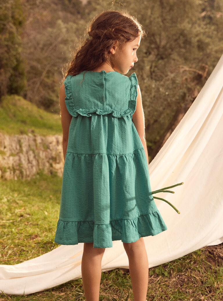 Blue DRESS MLERETTE / 25E2PFO1ROBC242