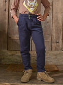 Navy COMFORT PANTS LALMURAGE / 24H3PGS1CFP070