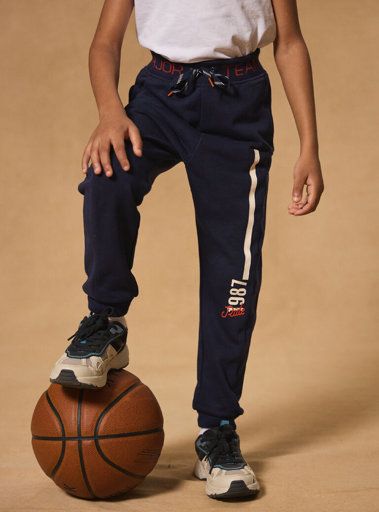 Navy JOGGING PANTS MMACHIFAGE 2 / 25E3PG54JGB070