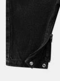 Black denim DUNGAREES LAFLAVIEN / 24H1BGK1SALK003