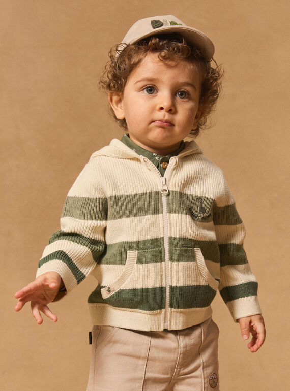 Off white KIDS CARDIGAN MAGILLE / 25E1BG91GIL001
