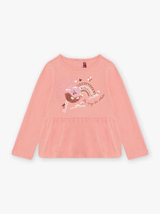 Child Girl Pink Multi-Tech Sky Animation T-Shirt CASTETTE / 22E2PF71TMLD329