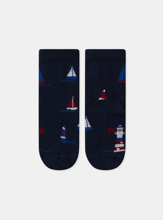 Navy SOCKS MOBATAGE / 25E4PGJ2SOQ070
