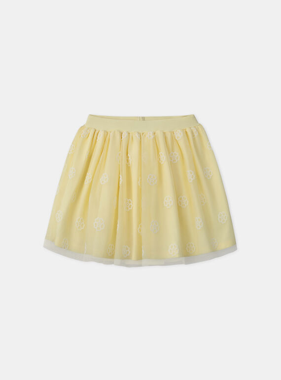Yellow SKIRT MIXTUTETTE 1 / 25E2PF52JUPB102