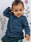 Baby boy blue denim shirt BAJOSUE / 21H1BG91CHMP269