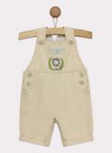 Light beige Short Overalls RYBRISTON / 19E1BGR1SAC806