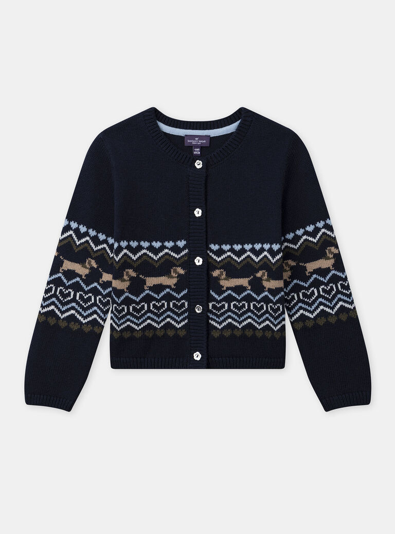 Navy CARDIGAN NUDOGUETTE / 25H2PFQ1CAR070