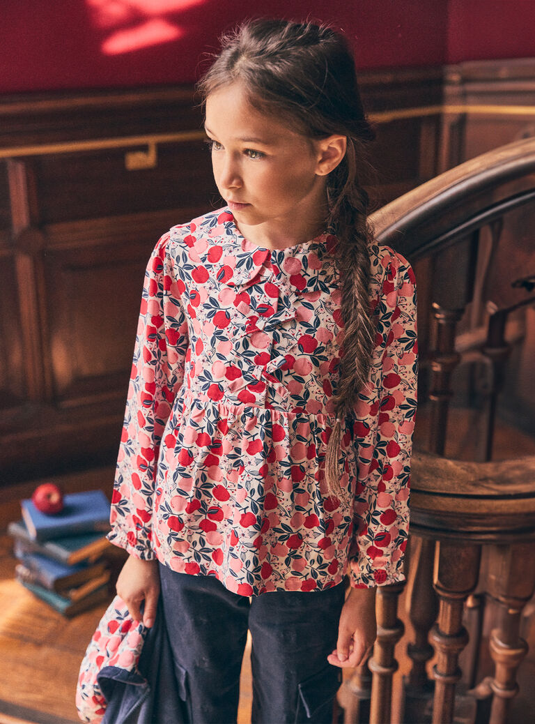 Navy BLOUSE NONOLETTE / 25H2PFP1CHE070