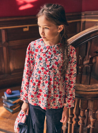 Navy BLOUSE NONOLETTE / 25H2PFP1CHE070