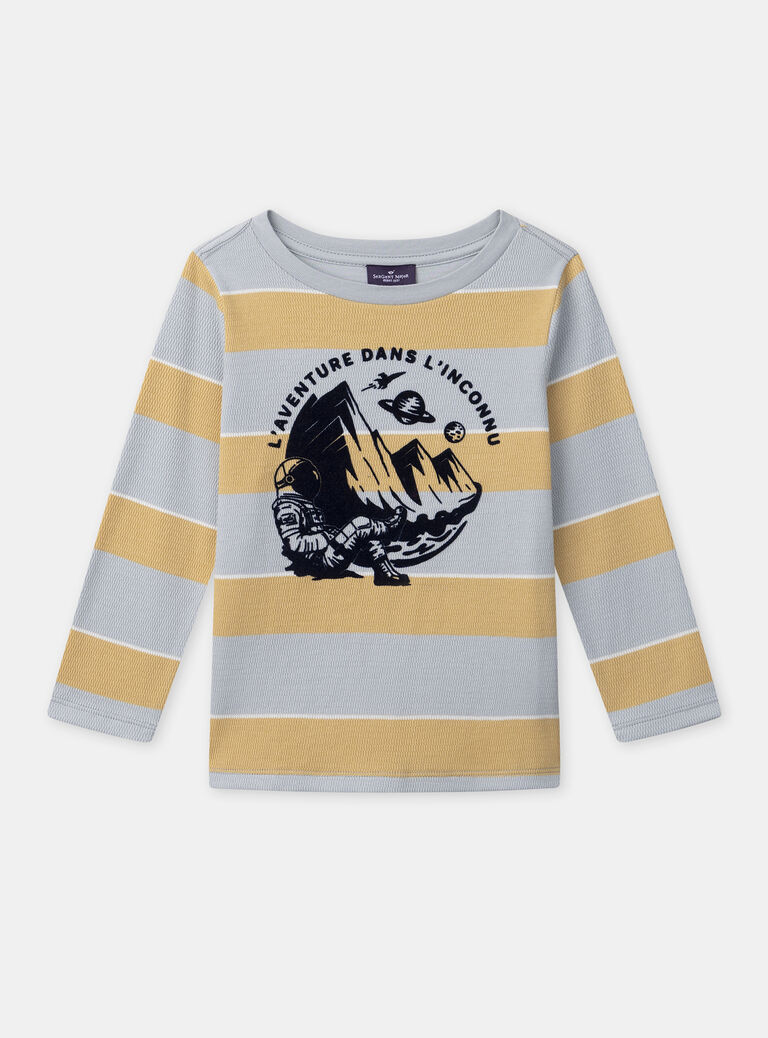 Water blue TEE SHIRT LS NLORAYAGE / 25H3PGW2TML213