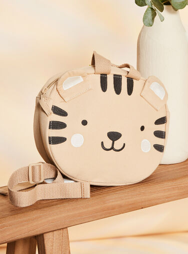 Beige backpack with 3D ears animation Beige backpack with 3D ears animation FAGERALD / 23E4BGD1BES801