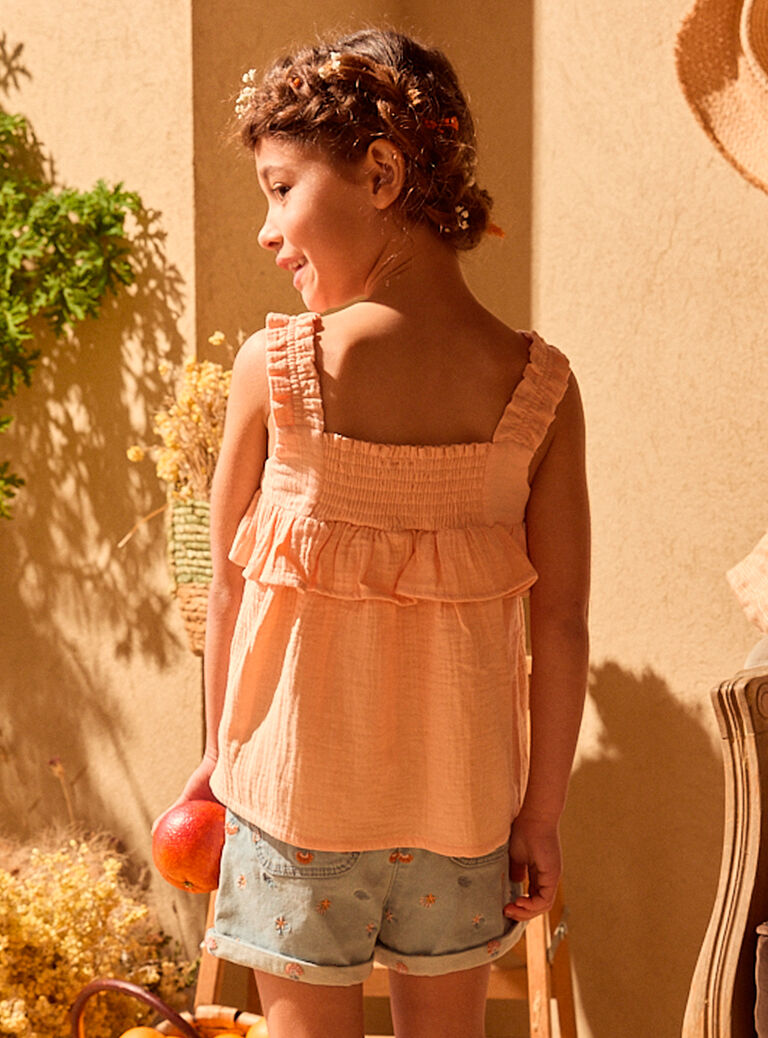 Orange TANK TOP MLOTOPETTE / 25E2PFP1DEBE413