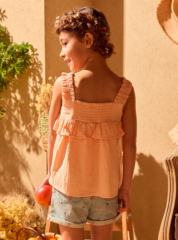 Orange TANK TOP MLOTOPETTE / 25E2PFP1DEBE413