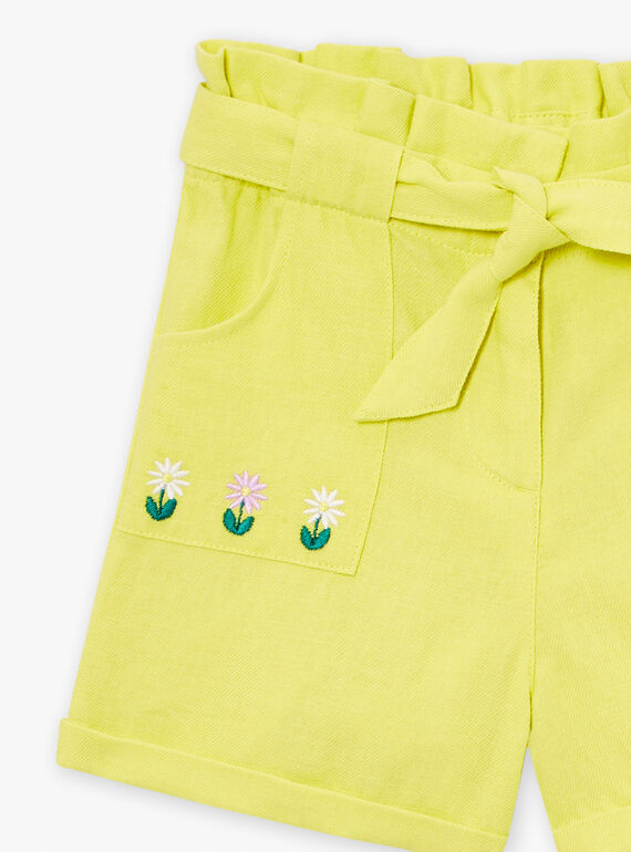 Yellow SHORTS LASHORETTE / 24H2PFI1SHO116