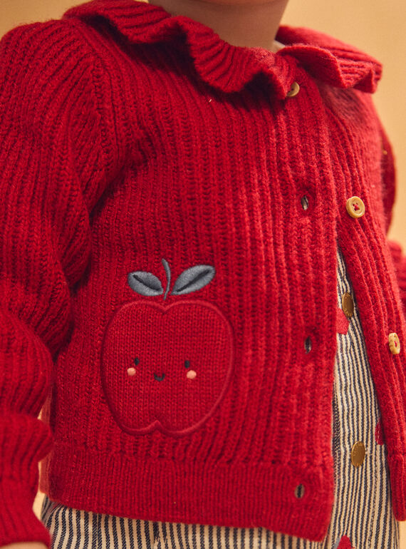 Red CARDIGAN NAGISELLE / 25H1BFM2CAR050