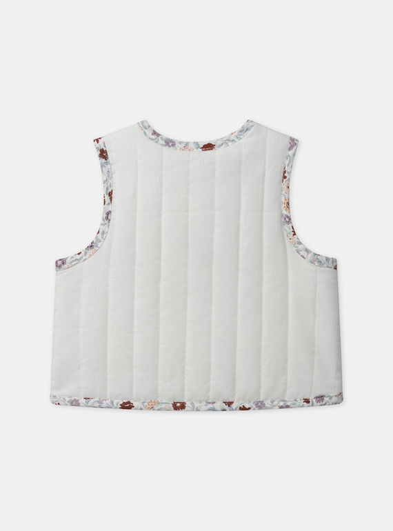 Off white CARDIGAN WHITHOUT SLEEVES MABRUNE / 25E1BF71CSM001