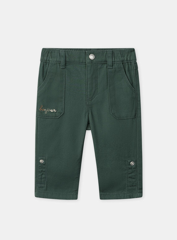 Green PANTS NAFLO / 25H1BGS2PAN608