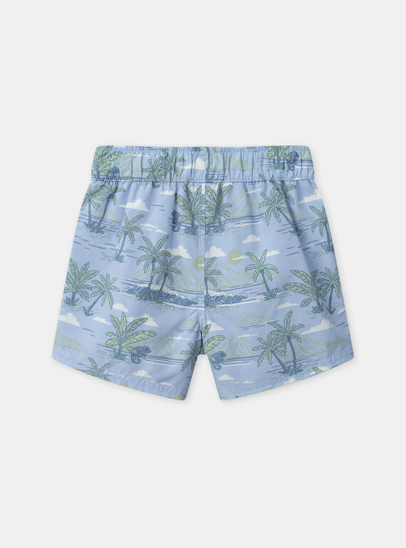 Greyish blue SWIMSUIT MRUPALMAGE / 25E4PGC9MAI205